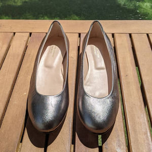 COPY - Andrea Carrano Baby Ballet Flats Silver